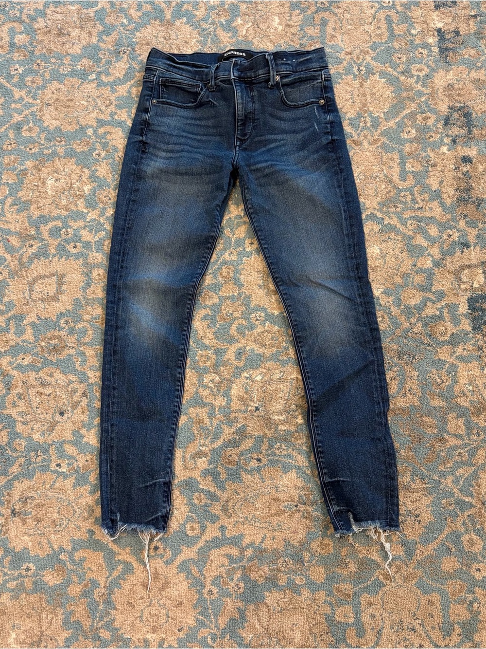 Express Jeans Leggings Mid Rise Ankle Size 6R
